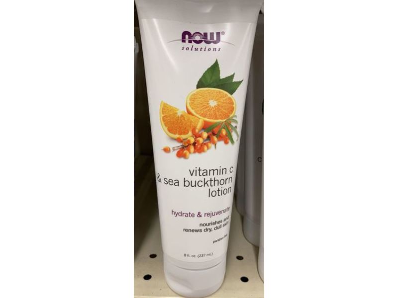 Now Foods Vitamin C and Sea Buckthorn Lotion, 8 fl oz/237 mL