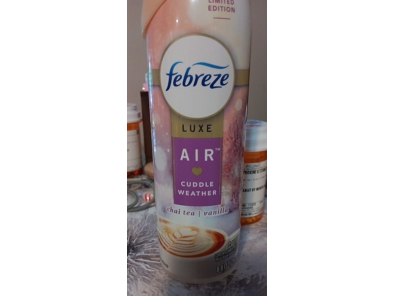 Febreze Luxe Air Freshener, Cuddle Weather Scent, 8.8 oz/250 g