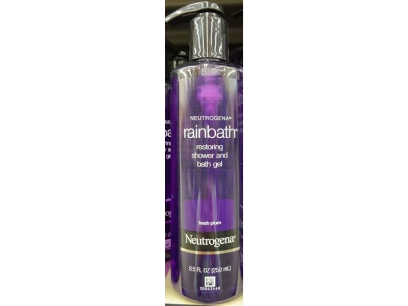 Neutrogena Rainbath Restoring Shower And Bath Gel, Fresh Plum & Floral Scent, 8.5 fl oz/250 mL