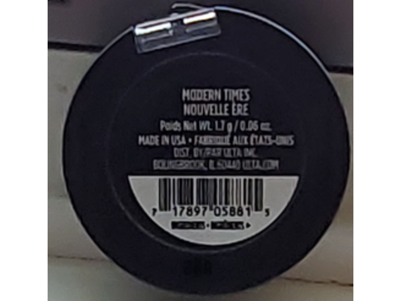 Ulta Beauty Eyeshadow, Modern Times, 0.05 oz/1.7 g