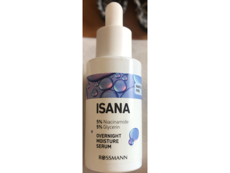 Isana Overnight Moisture Serum, 30 mL