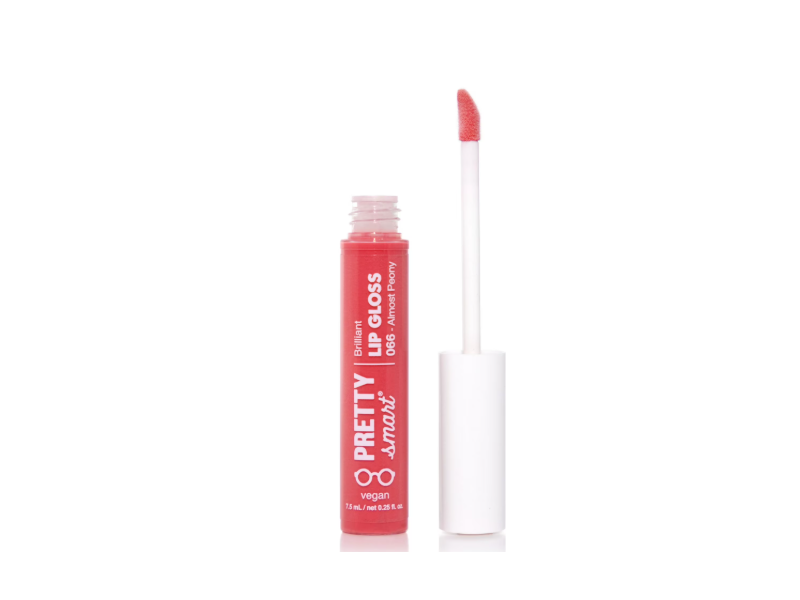 Pretty Lip Gloss, 066 Almost Peony, 0.25 fl oz/7.5 mL
