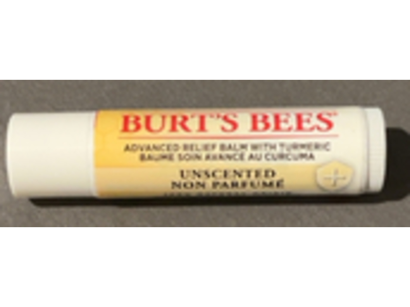 Burt's Bees Advanced Relief Balm, Turmeric, 0.15 oz/4.25 g