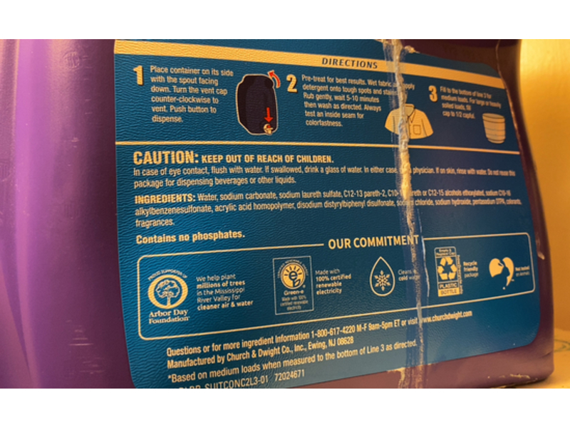 Xtra Detergent, Tropical Passion, 172 Loads, 206.4 fl oz/6.10 L