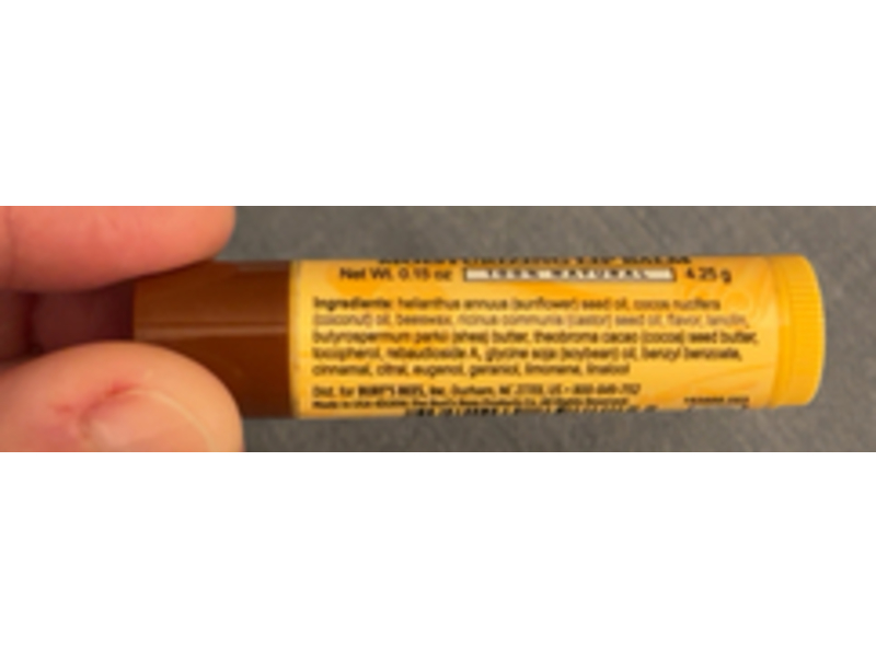 Burt's Bees Moisturizing Lip Balm, Ginger Spice, 0.15 oz/4.25 g