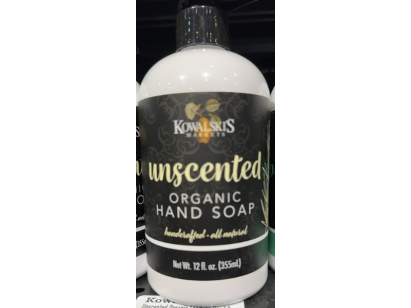 Kowalskis Markets Organic Hand Soap, 12 fl oz/355 mL