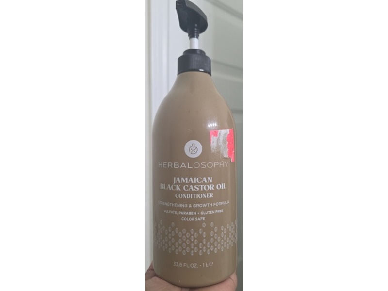 Herbalosophy Conditioner, Jamaican Black Castor Oil, 33.8 fl oz/1 L