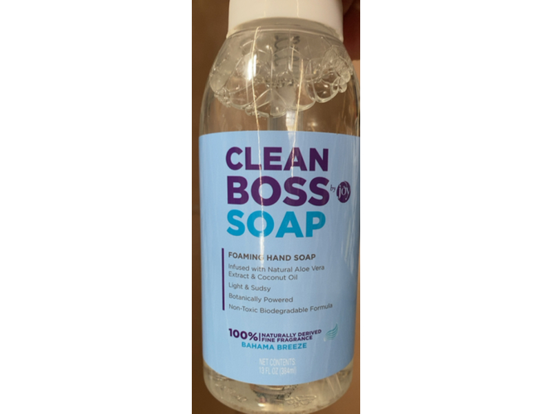 Clean Boss Soap Foaming Hand Soap, Bahama Breeze, 13 fl oz/384 mL