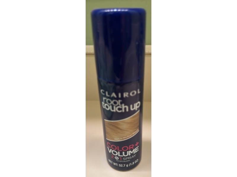 Clairol Root Touch-Up Color + Volume 2-In-1 Temporary Spray, Dark to Medium Blonde, 1.8 oz/52.7 g