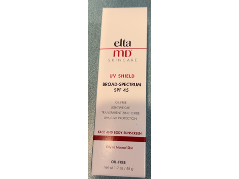EltaMD Uv Shield Face & Body Sunscreen, SPF 45, 1.7 oz/48 g