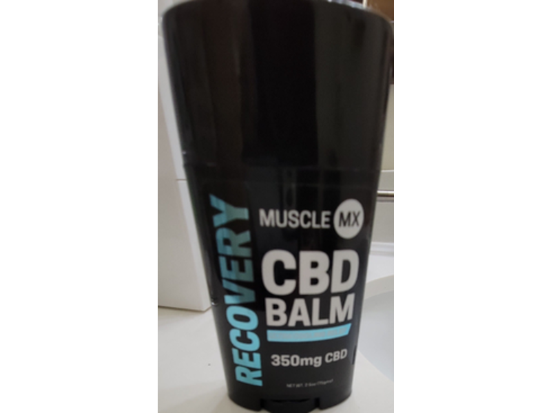 Muscle MX Recovery CBD Balm, 350 mg, 2.5 oz/75 g