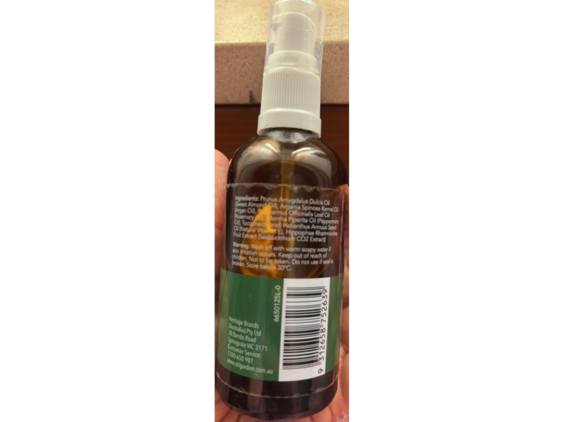 Oil Garden Hair & Scalp Oil, Rosemary, 100 mL