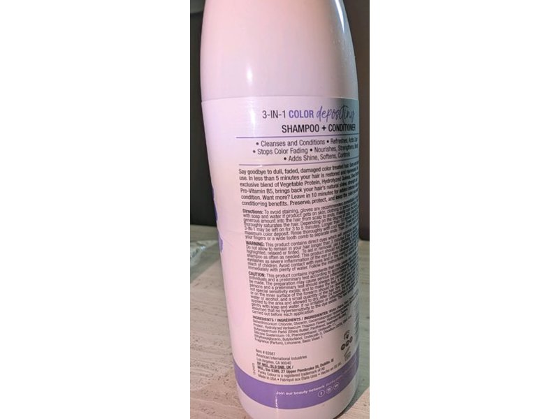 Punky Colour 3-In-1 Color Depositing Shampoo + Conditioner, Lavenderapturous, 8.5 fl oz/250 mL