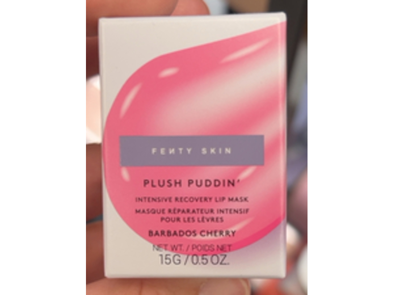 Fenty Skin Plush Puddin' Intensive Recovery Lip Mask, Barbados Cherry, 0.5 oz/15 g