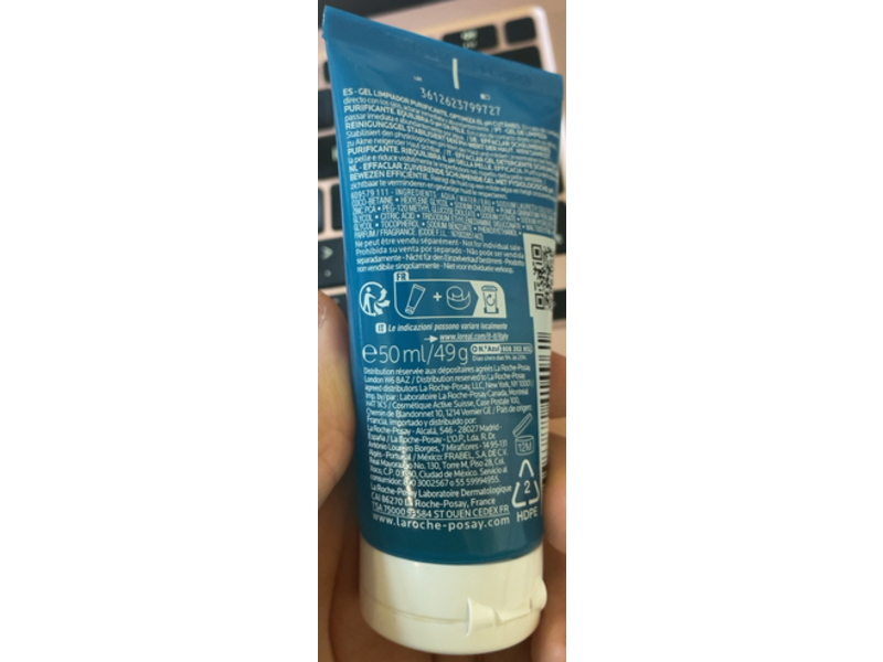 La Roche-Posay Effaclar Foaming Gel, 1.69 fl oz/50 mL