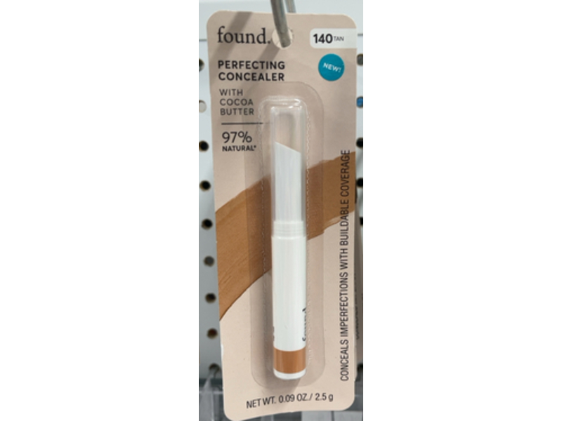 Found Perfecting Concealer, 140 Tan, 0.09 oz/2.5 g
