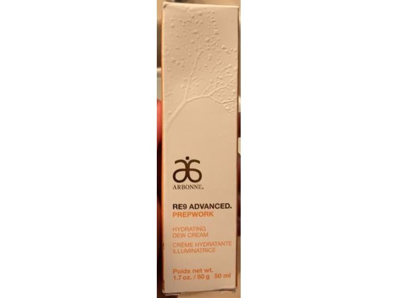 Arbonne Re9 Advance Prepwork Hydrating Dew Cream, 1.7 oz/50 g
