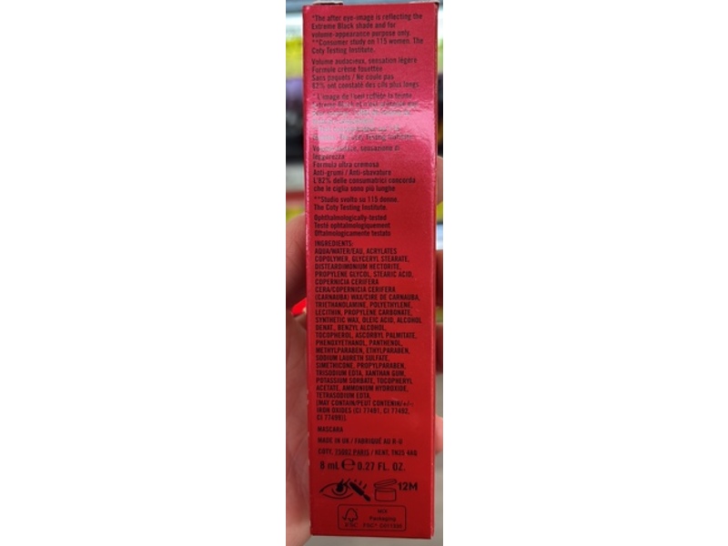 Rimmel Wonder Volume Thrill Seeker Mascara, Black Brown, 0.27 fl oz/8 mL