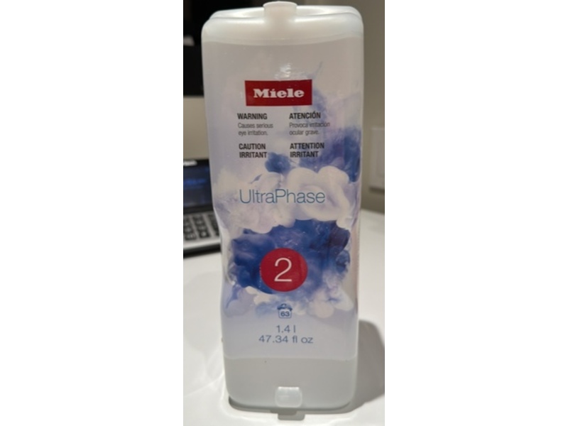 Miele UltraPhase 2 Liquid Laundry Detergent, 63 Loads, 47.34 fl oz/1.4 L
