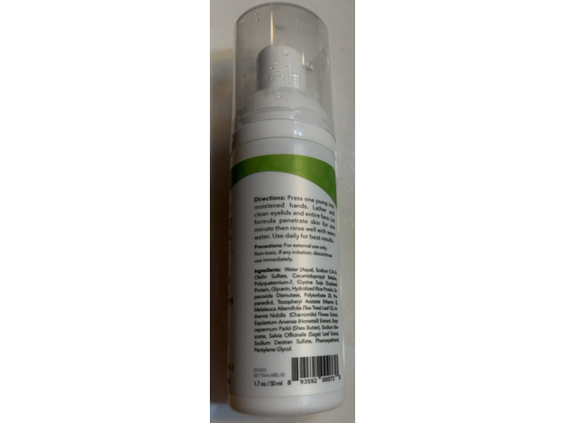 Eyeeco Tea Tree Eyelid & Facial Cleanser, Age Defying Formula, 1.7 oz/50 mL