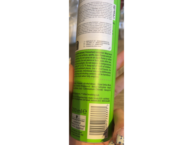 Got2b Dry Shampoo, Extra Fresh, 200 mL