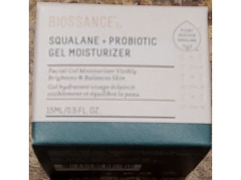 Biossance Squalane + Probiotic Gel Moisturizer, 0.5 fl oz/ 15 mL