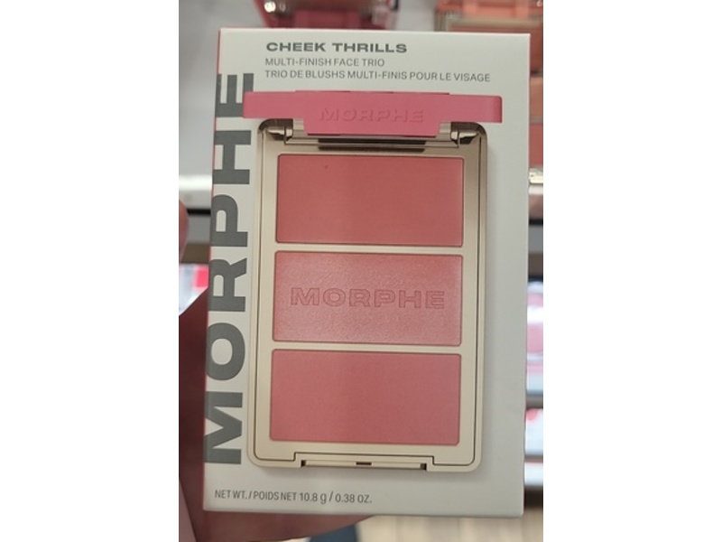 Morphe Cheek Thrills Multi-Finish Face Trio, Blind Date, 0.38 oz/10.8 g