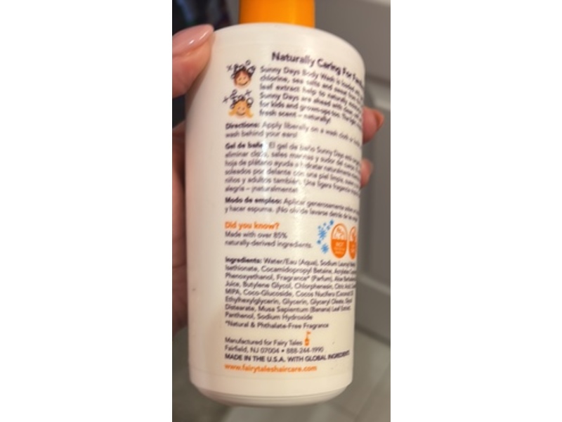 Fairy Tales Body Wash, Sunny Days, 16 fl oz/473 mL