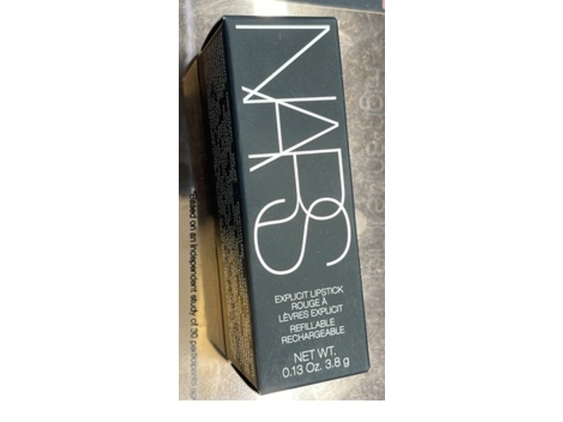 NARS Refillable Rechargeable Explicit Lipstick, Excess 806 Auburn Brown, 0.13 oz/3.8 g