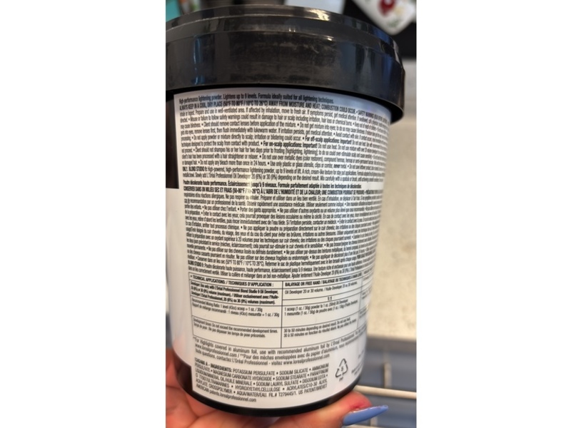 L'oreal Professionnel Paris Blond Studio 9 Lightening Powder, 17.6 oz/500 g