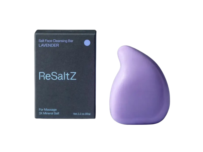 ReSaltZ Face Cleansing Bar, Lavender, 3.2 oz/90 g