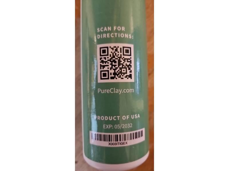 Pure Clay Baby Soothing & Gentle Pure Bentonite Clay Baby Powder, 8 oz/225 g