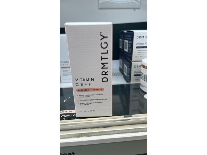 Drmtlgy Brightening Antioxidant Serum, Vitamin C E + F, 1 fl oz/30 mL