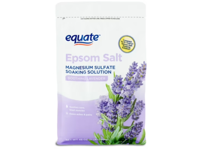 Equate Epsom Salt Soaking Solution, Soothing Lavender, 48 oz/1.36 kg