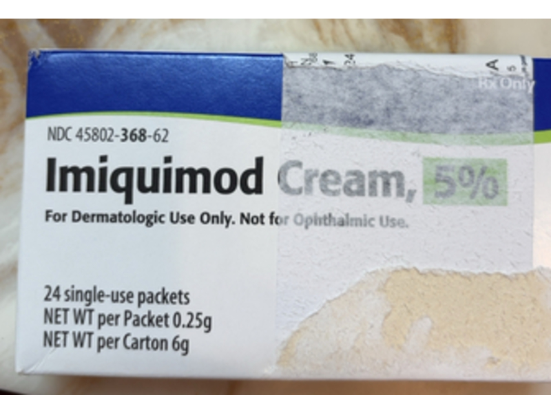 Imiquidmod Cream 5%, 0.25g x 24, Perrigo (Rx)