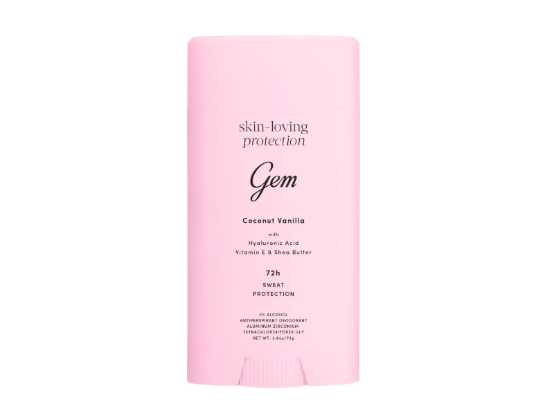 Gem 72H Antiperspirant Deodorant, Coconut Vanilla, 2.6 oz/73 g