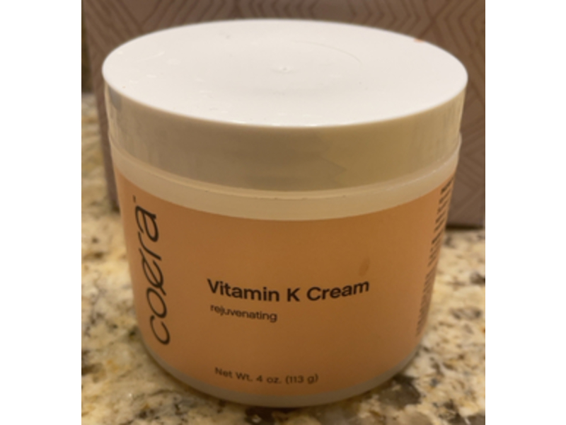 Coera Rejuvenating Cream, Vitamin K, 4 oz/113 g