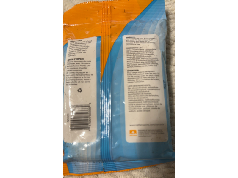 Nathan Power Shower Wipes, 15 Count