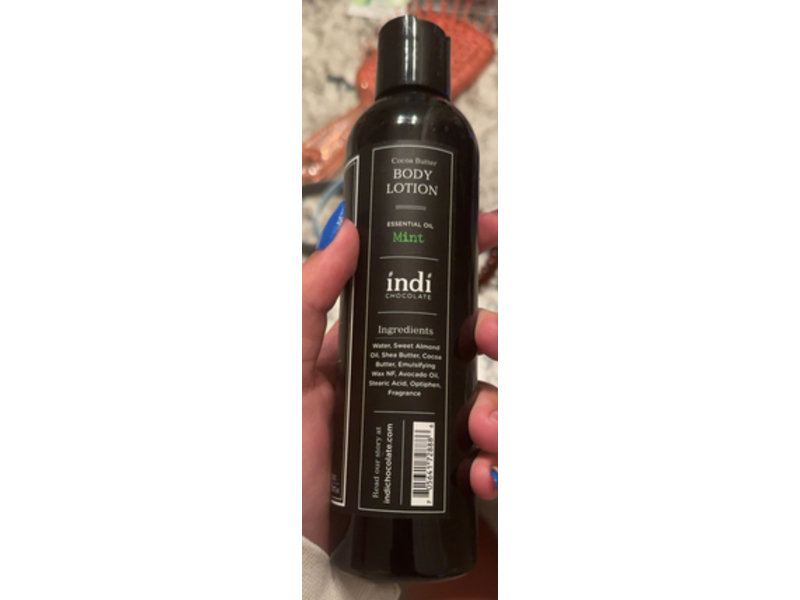 Indi Chocolate Body Lotion, Cocoa Butter, 8 oz