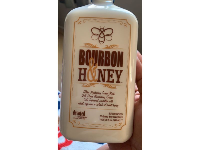 Devoted Creations Moisturizer, Bourbon & Honey, 18.25 fl oz/540 ml