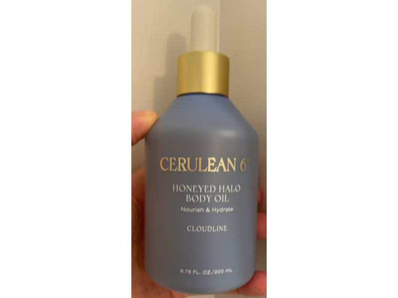 Cerulean 6° Nourish & Hydrate Honeyed Halo Body Oil, Cloudline, 6.76 fl oz/200 mL
