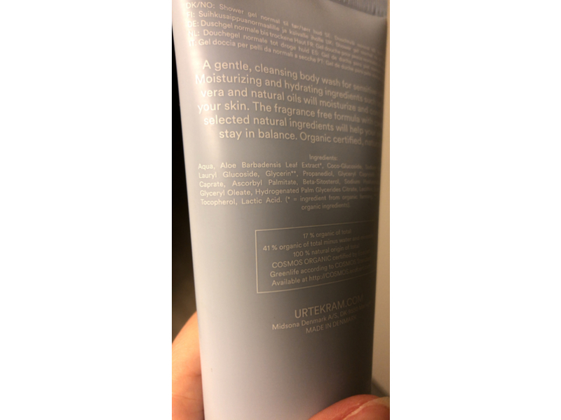 Urtekram Find Balance Body Wash, 6.7 fl oz/200 mL