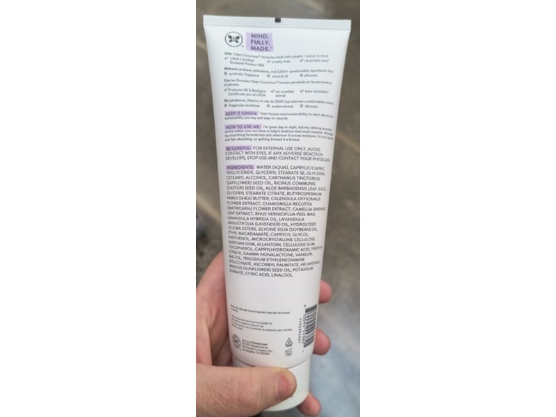 Honest Calm Face + Body Lotion, Lavender, 8.5 fl oz/250 mL