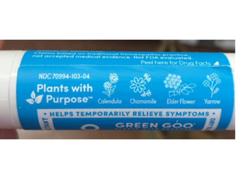 Green Goo Dry Skin Slave, Calendula + Chamomile+ Jojoba, 0.6 oz/17 g