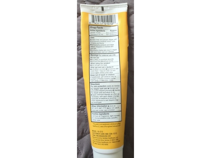 Thera Care Soothing Vitamin A&D Ointment, Lanolin & Petrolatum, 4 oz/113 g