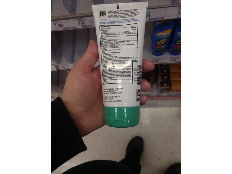 up & up Mineral Sunscreen Lotion, SPF 50, 6 fl oz (177 mL)