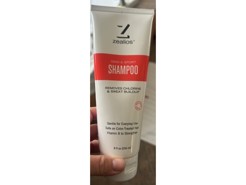 Zealios Swim & Sport Shampoo, 8 fl oz/236 mL