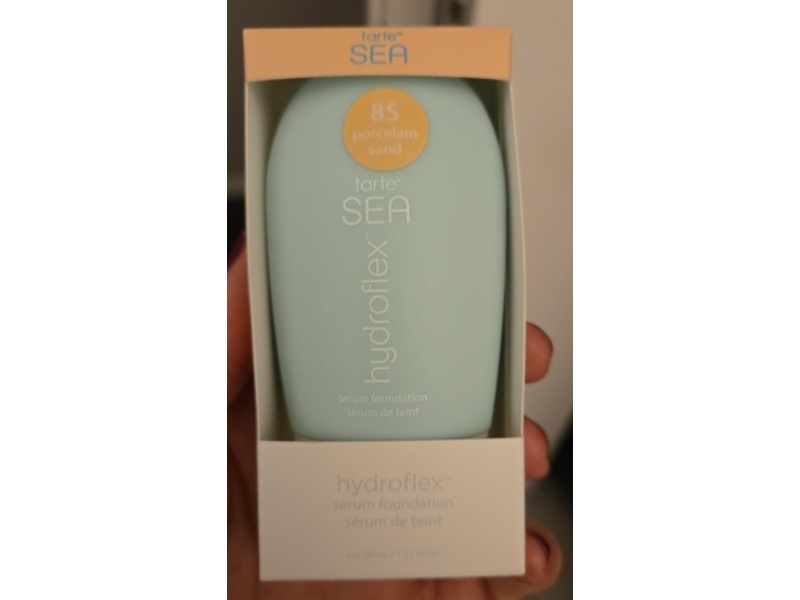 Tarte Sea Hydroflex Serum Foundation, 8S Porcelain Sand, 1.01 fl oz/30 mL