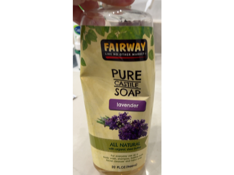 Fairway Pure Castile Soap, Lavender, 32 fl oz/944 mL