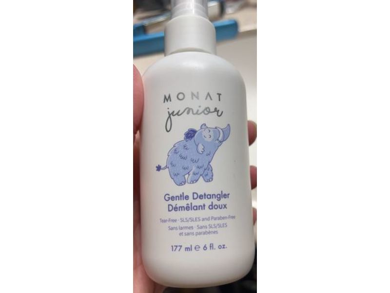 Monat Junior Gentle Detangler, Tear Free, 6 fl oz/177 mL